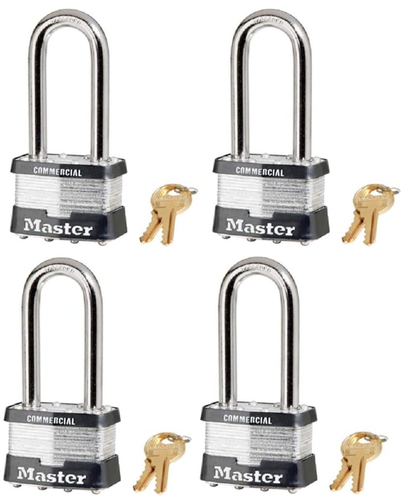 new Master Lock 5KALJ A418 set of 4 keyed alike