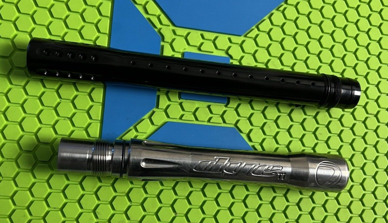 DYE TITANIUM ICD BUSHMASTER 14" 2-PIECE BARREL - GLOSS BLACK / TITANIUM - B2K
