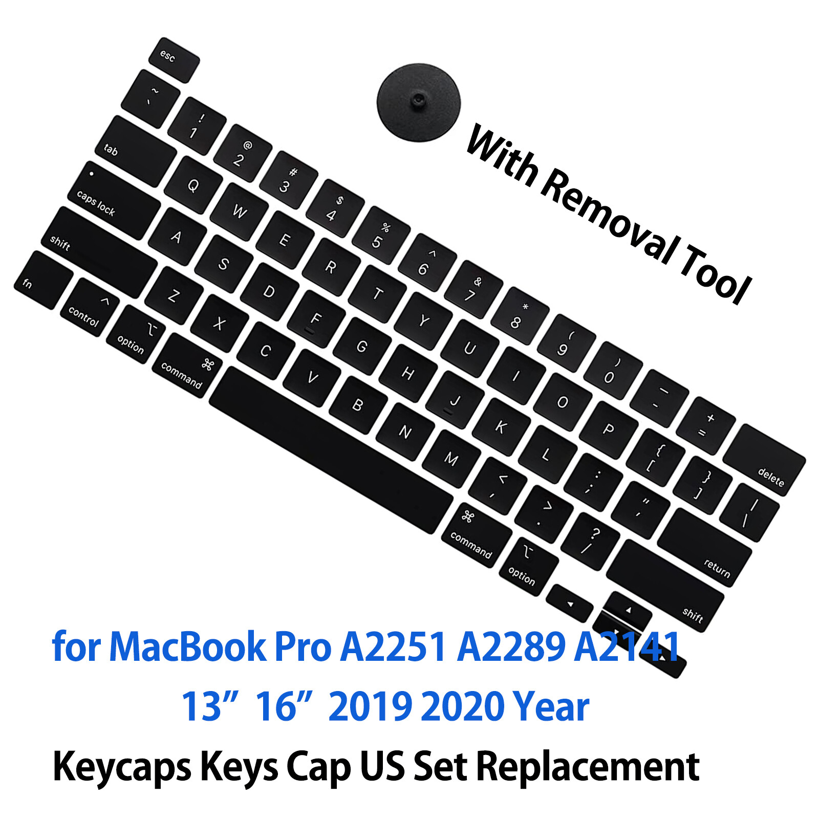 NEW Keyboard Key Cap set for MacBook Pro 13" 16" M1 A2251 A2289 A2338 A2141 2020