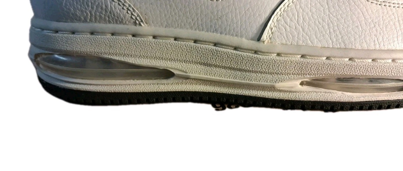 Nike Air Force 1 Evo Mid Tops White Black Air Max Technology