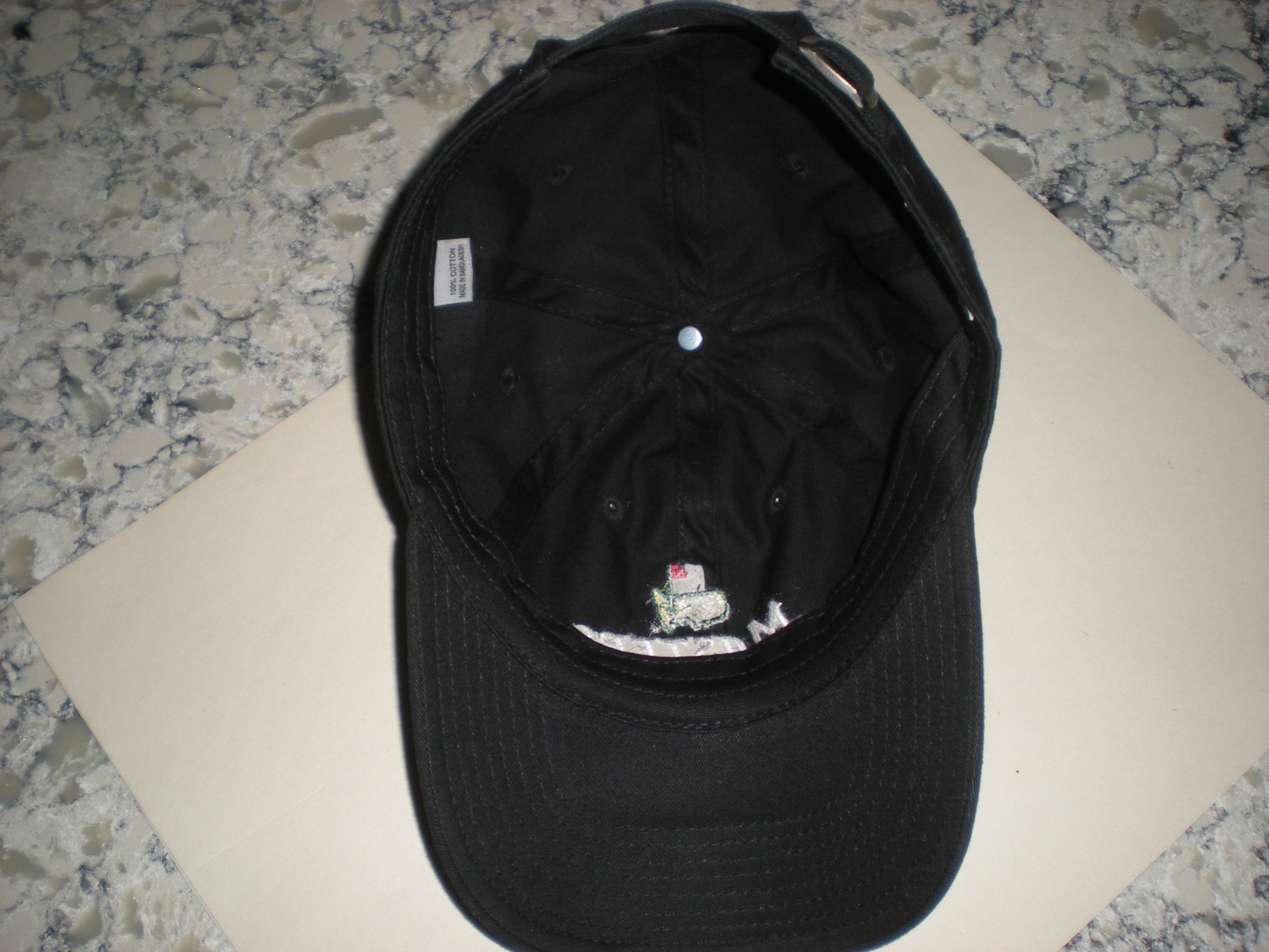 Masters 2015 Championship Black Golf Hat/Cap Adjustable NWOT