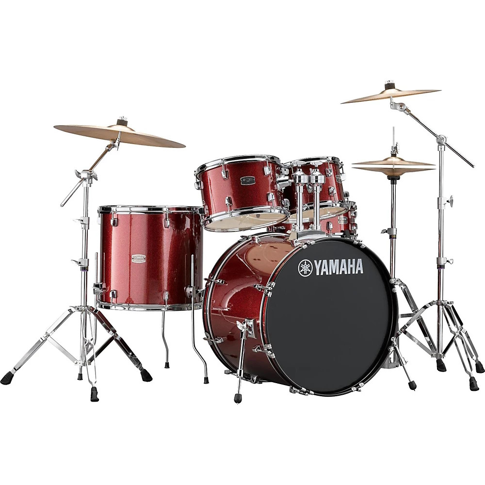 Yamaha Rydeen 5-Piece Shell Pack with 22 in. Bass Drum Burgundy Glitter