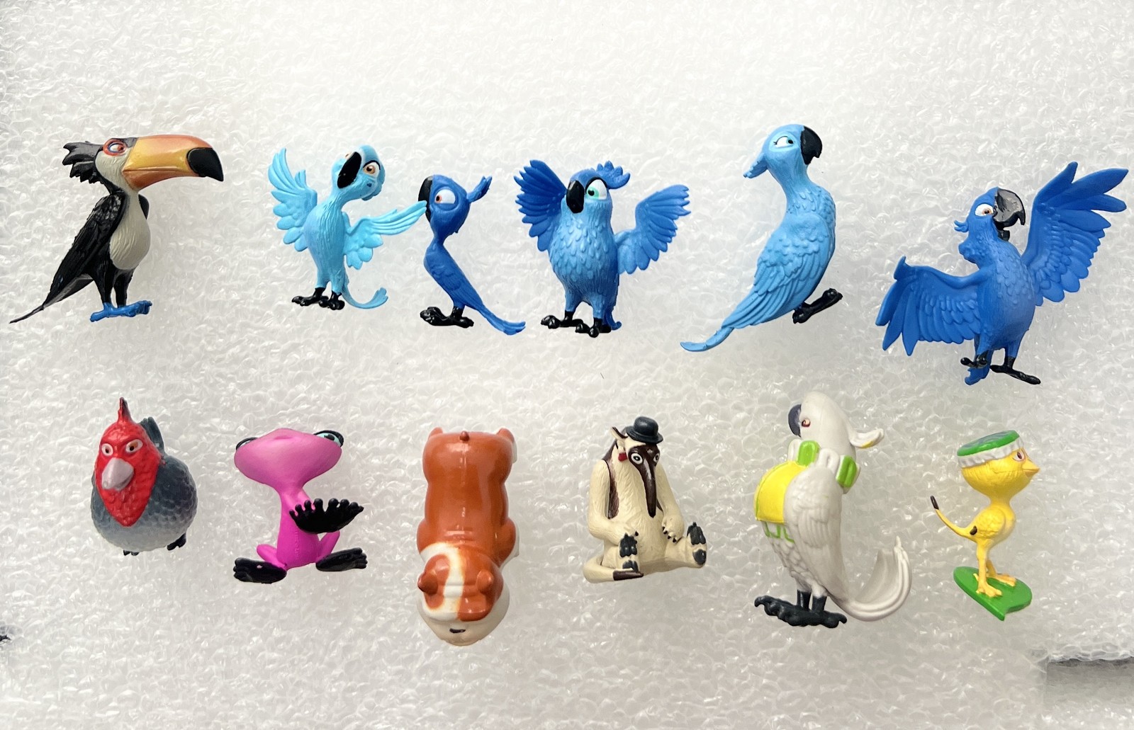 12pcs Jakks Rio Movie Figure Toy Mini Resin Collectible Figure