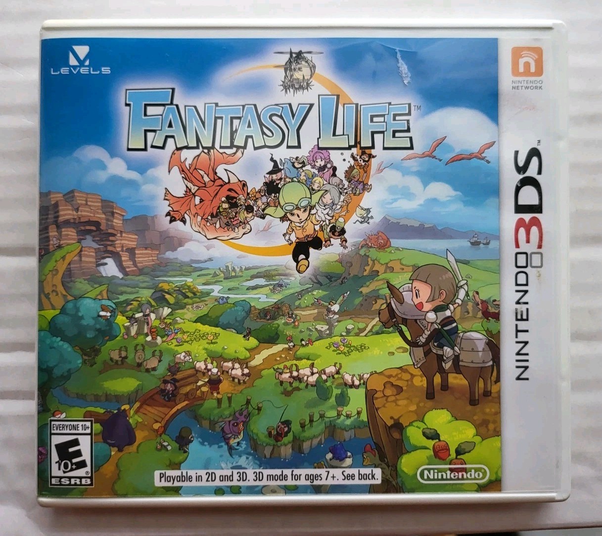 CASE/MANUAL ONLY for Fantasy Life (Nintendo 3DS, 2014)