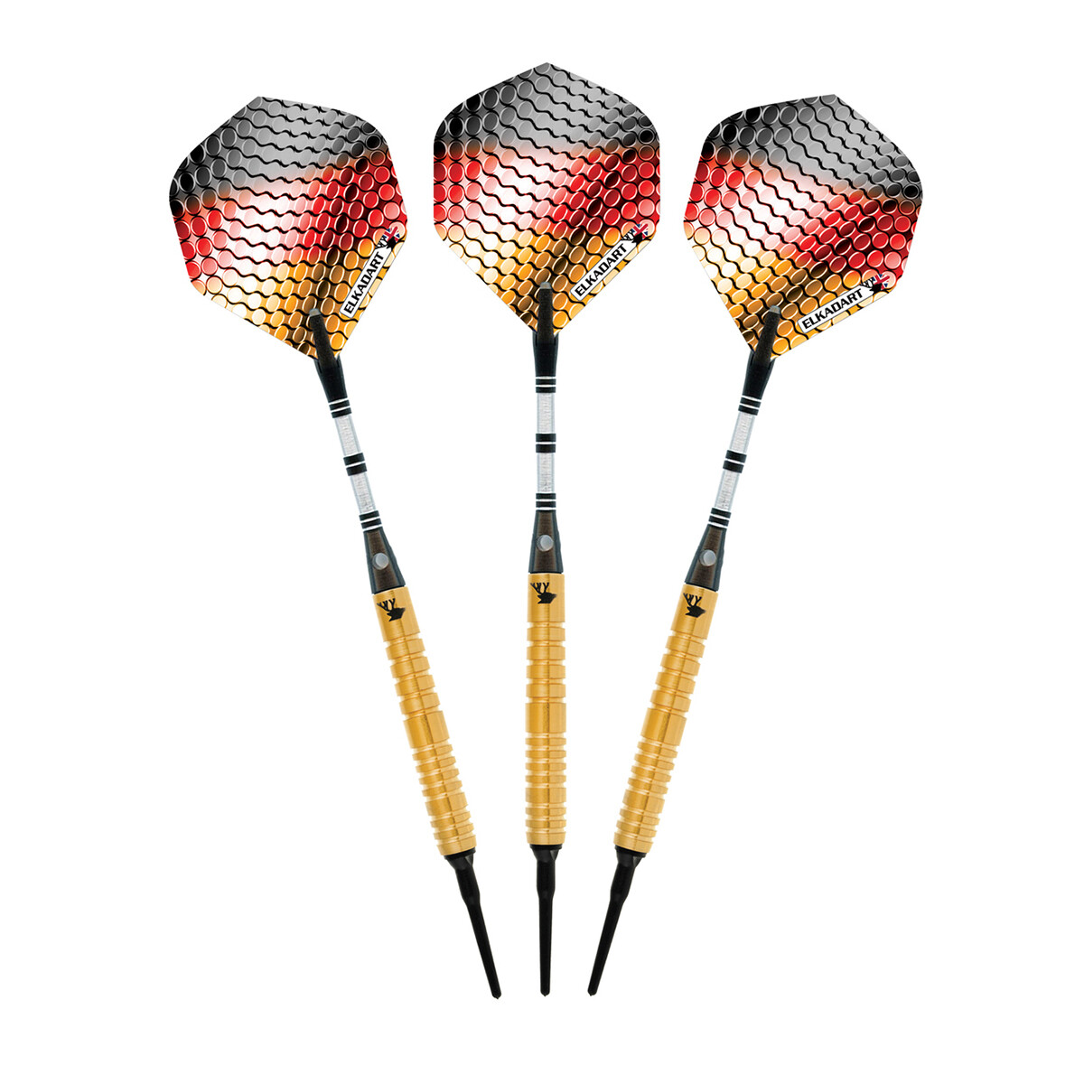 Titanium 90% Tungsten Soft Tip Darts Gold Titanium 18 Gm