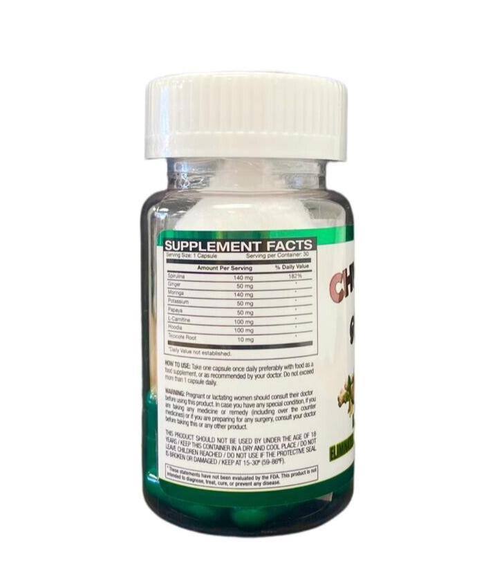 CHUPA PANZA NORMAL 30 CAPSULES INCLUDED PER BOTTLE
