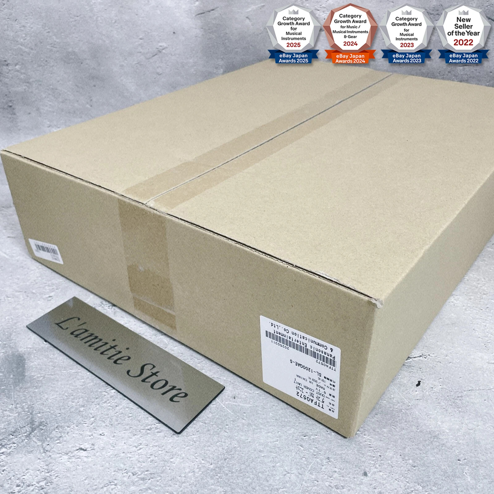 Technics Dust Cover with Hinge TTFA0572 TFA0572 RYF1035 Series for SL-1200 Gray