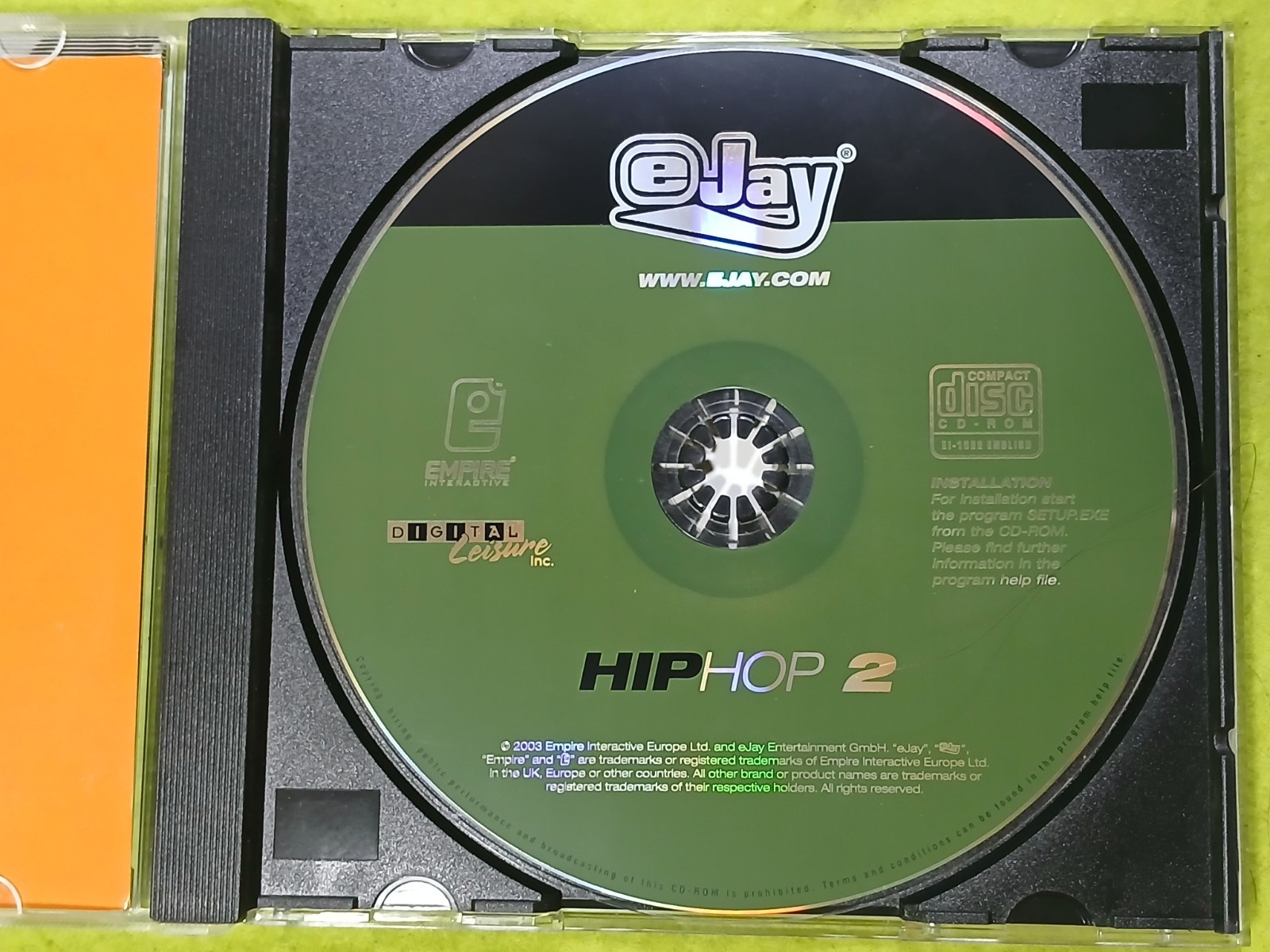eJay Virtual Music Studio HipHop2 PC CD-ROM Windows 95b 98 XP OG Beat Maker eJay