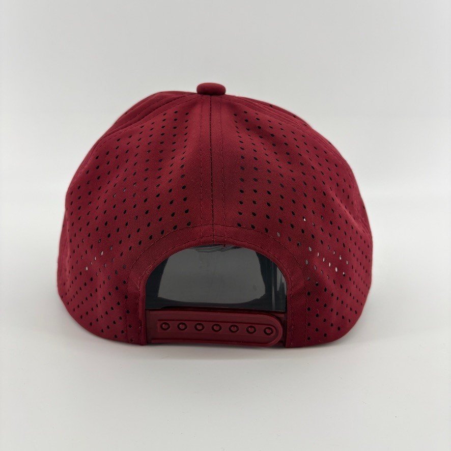 Dorm Dudes Golf Rope Maroon Ventilated Snapback Cap
