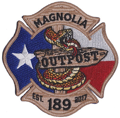 Magnolia, TX Station 189 The Outpost Fire Patch - NEW