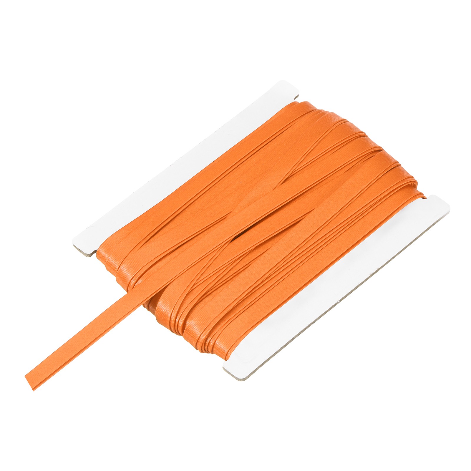 Double Fold Bias Tape 1/3 Inch x 12 Yards Satin Pre-fold Tape Orange