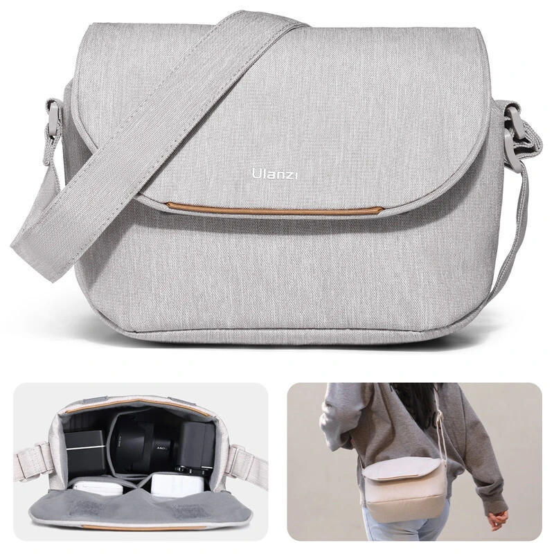 Ulanzi Camera Sling Bag Waterproof Outdoor Travel Bag for DSLR Camera Lens 3L