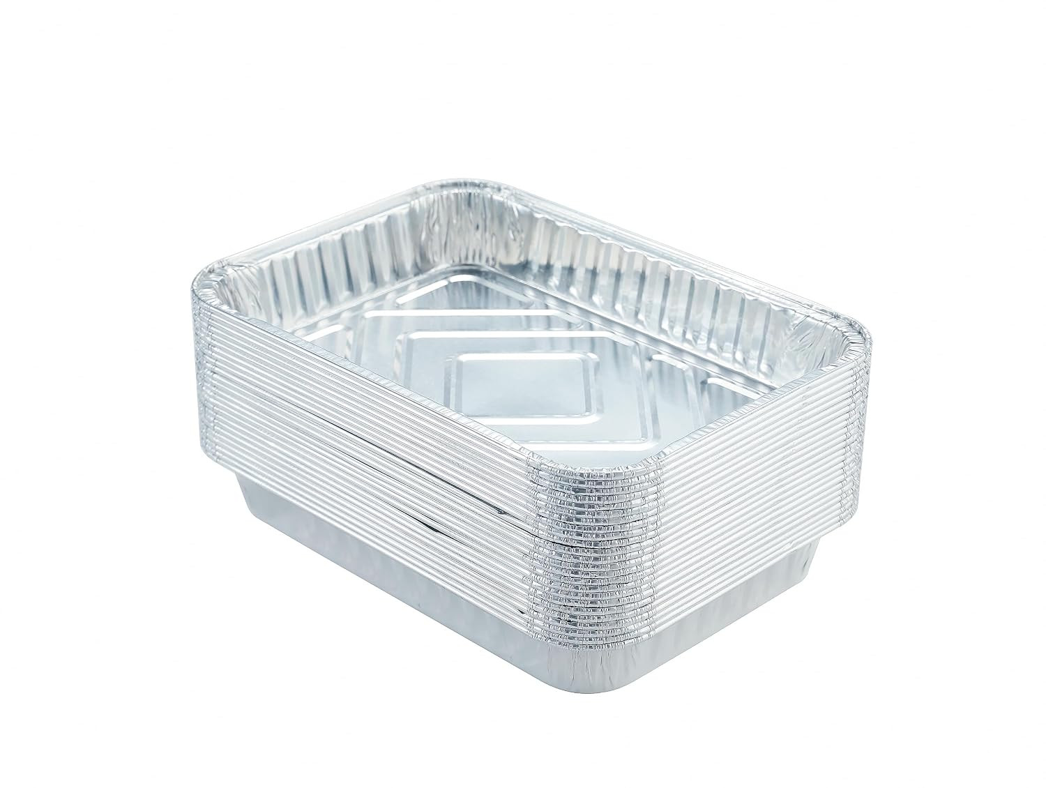 0 Pack Grill Drip Pans 8.5 x 6 Inch Disposable Aluminum Grease Trays