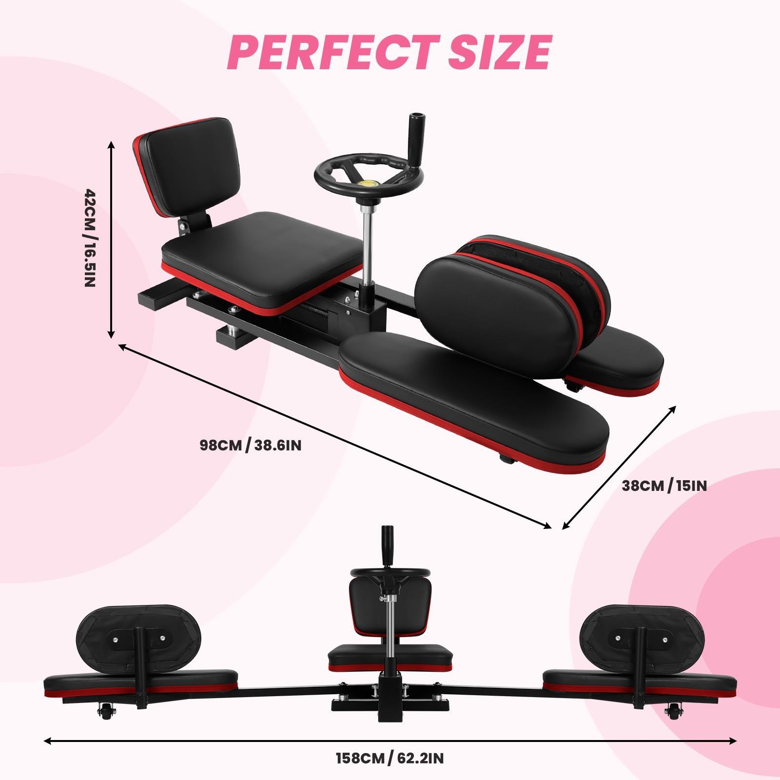 Red Leg Stretcher Machine 330lbs Split Machine w/ Hand Wheel Training Machine