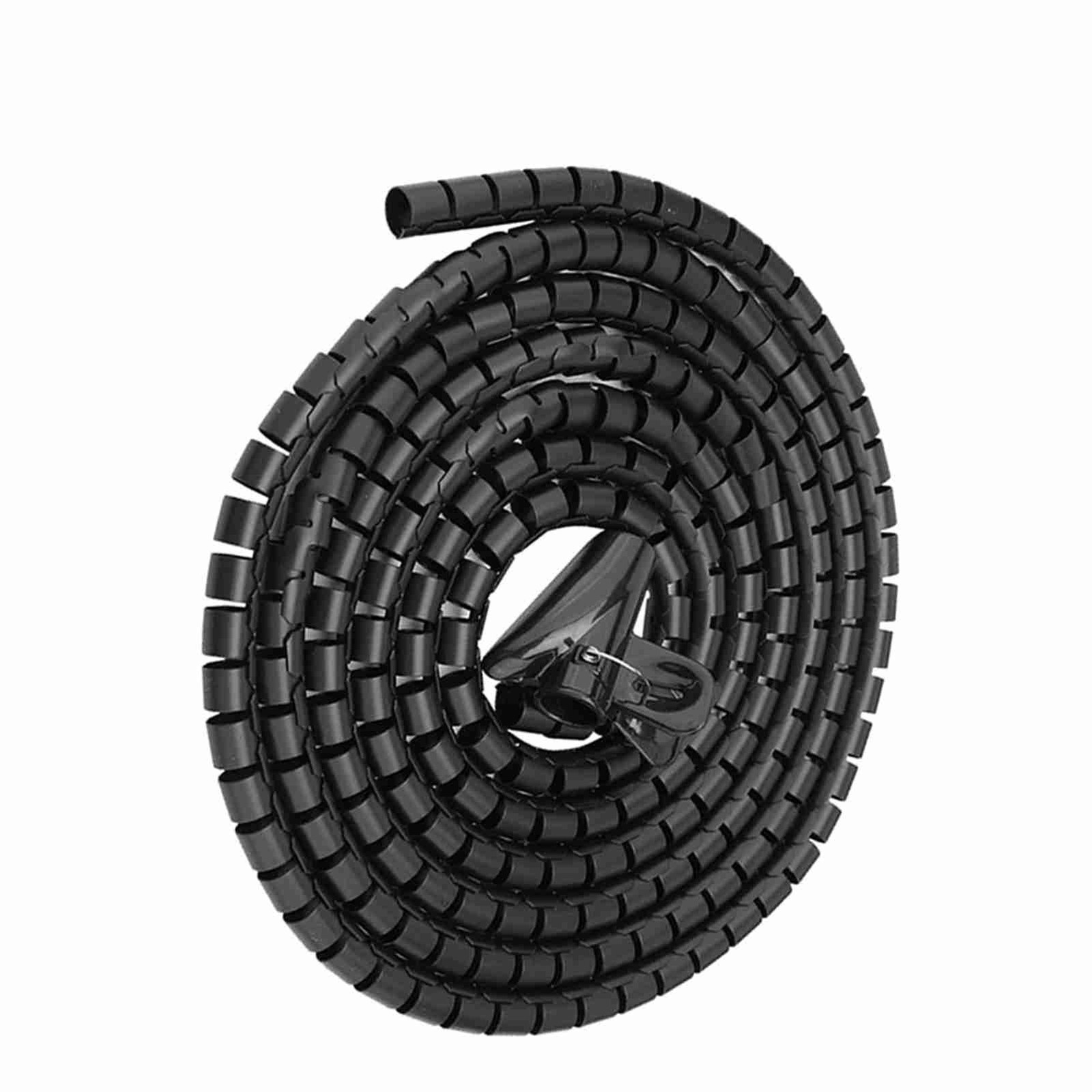 Flexible Spiral Cable Organizer Wire Wrap For Home Office Excellent☚
