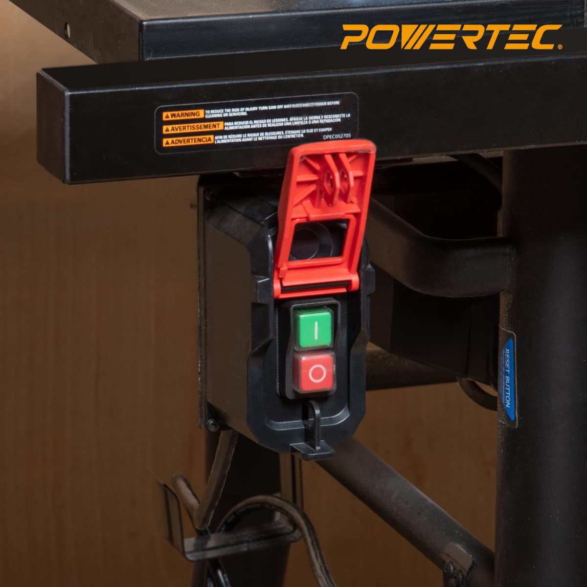 120V Magnetic On/Off Switch, 9 Amps, Push Button Switch Easy Contact