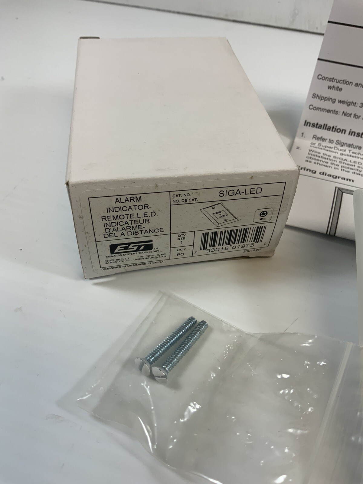 New EDWARDS SIGA-LED Indicator Remote L.E.D.