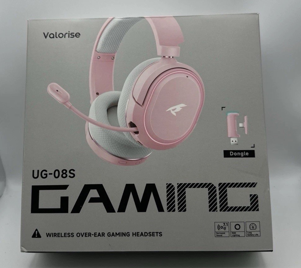 Valorise  Wireless Gaming Headset, 7.1 Surround Sound.