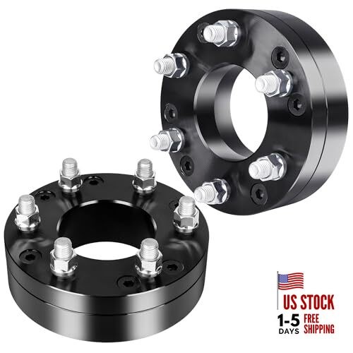 2PCS 5x135 to 6x135 Wheel Adapters for Expedition Wheels on F150 Vehicle, 2