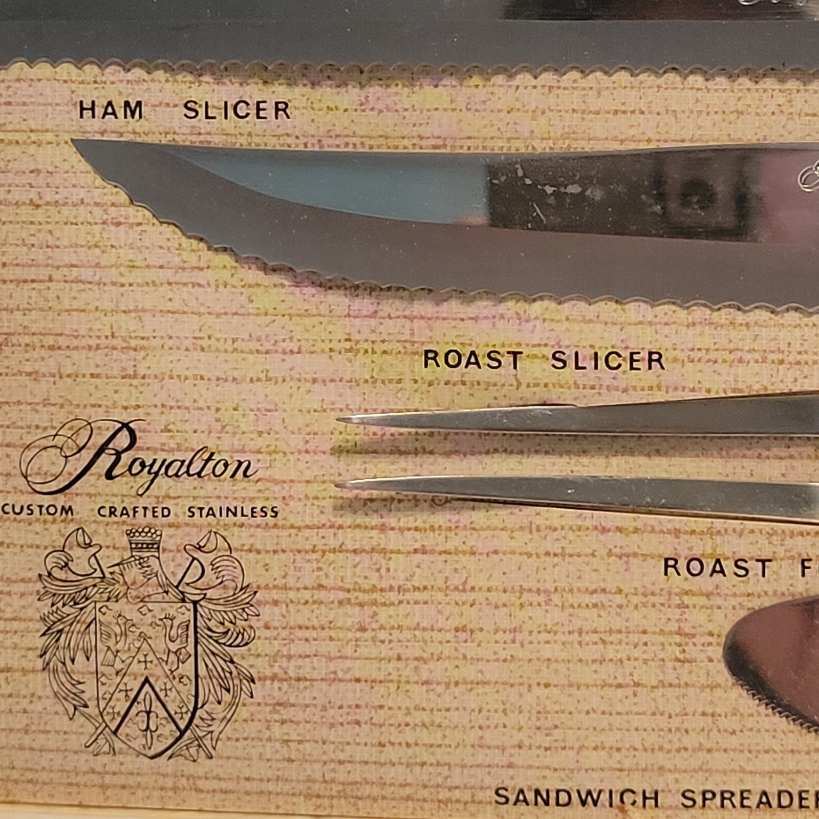 Vintage "Royalton Custom Crafted Stainless” 4-piece cutlery set