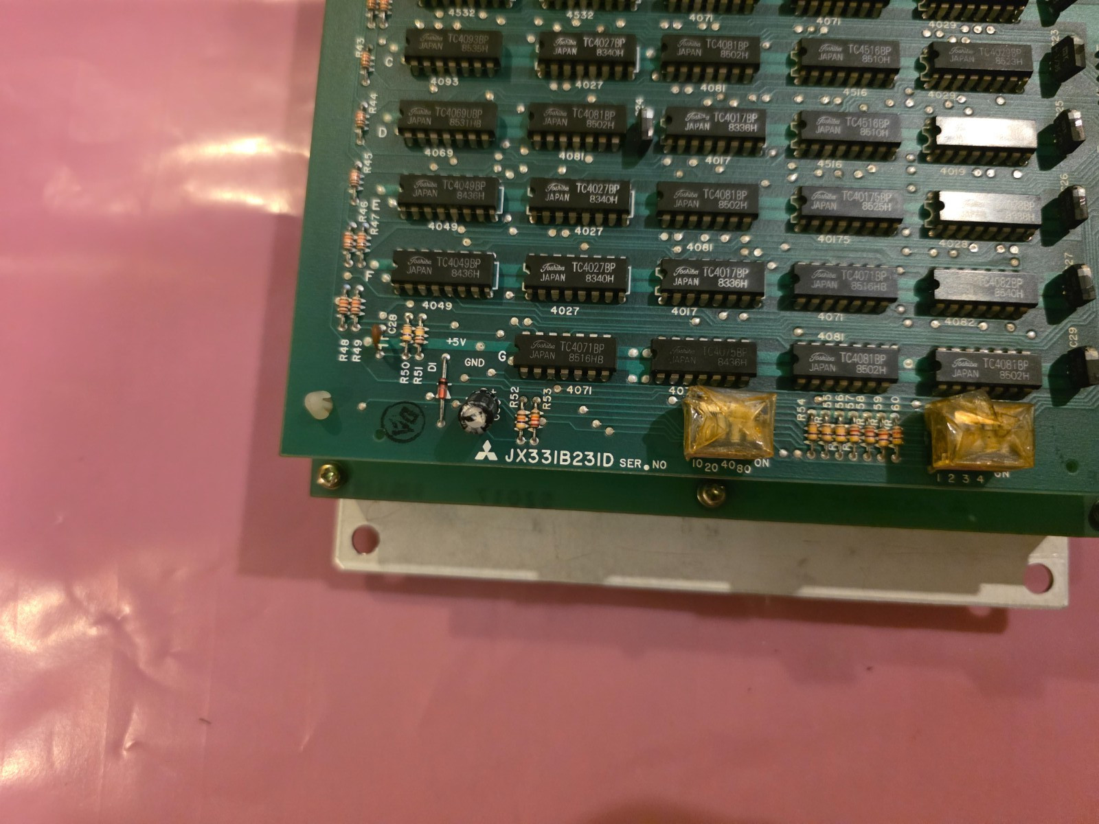 Mitsubishi JX331B232C Keyboard & JX331B231D PCB Parameter input Free Shipping