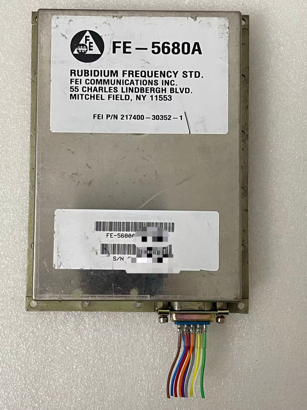 10MHz 1PPS FE-5680A rubidium oscillator sine wave +15V+5V Good Condition