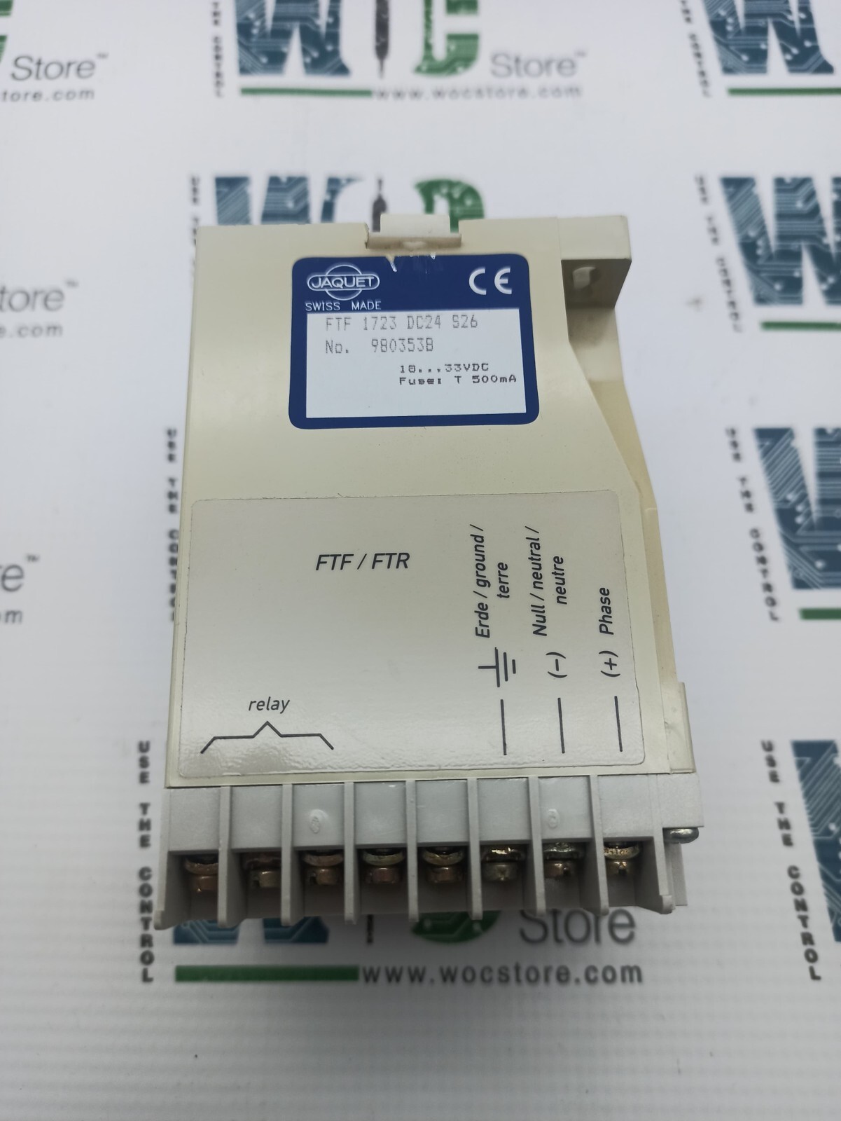 FTF 1723 JAQUET FTF / FTR RELAY DC24 S26