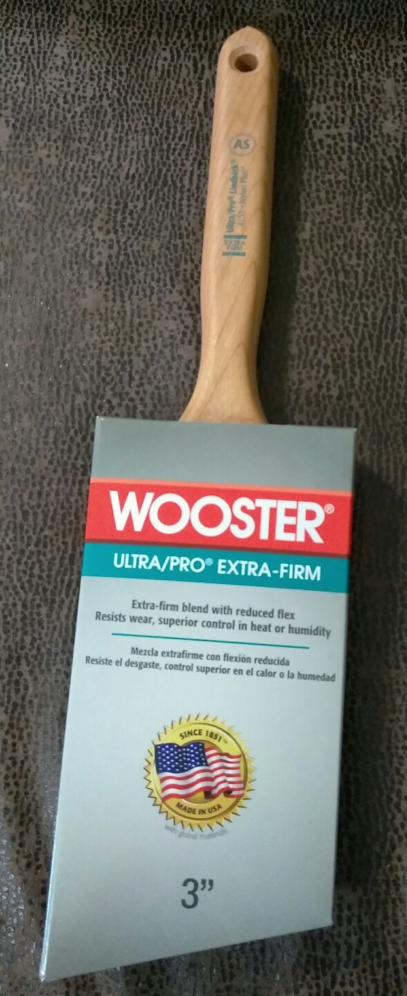 Lot of 3 Wooster 3" Ultra/Pro Lindbeck Extra Firm Angle Sach Paint Brush 4153