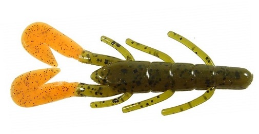 Zoom Ultravibe Speed Craw - Green Pumpkin/Orange Claw