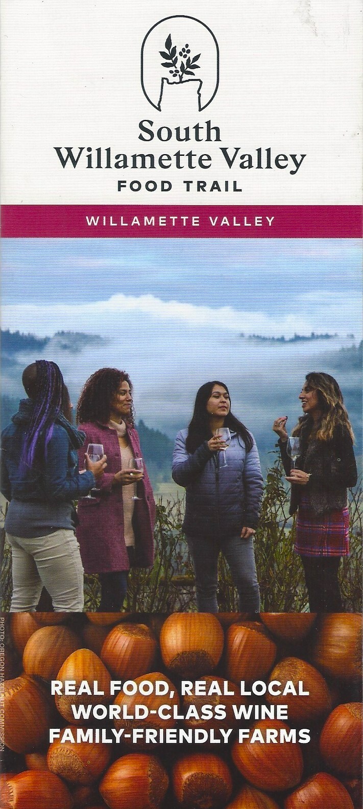 South Willamette Valley Oregon Food Trail Map, by Travel Oregon