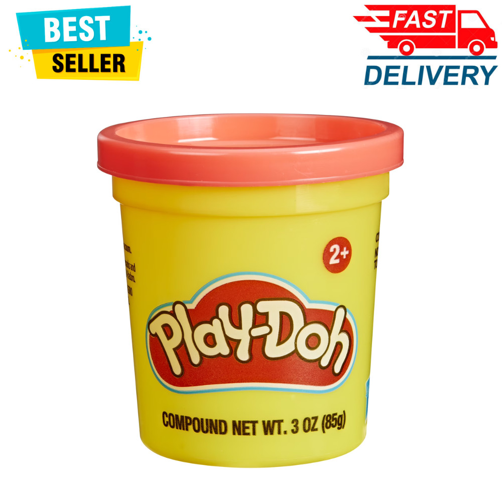 Play-Doh Red Modeling Compound Single Can, 3oz, Kids Arts Crafts Clay Toy, NEW