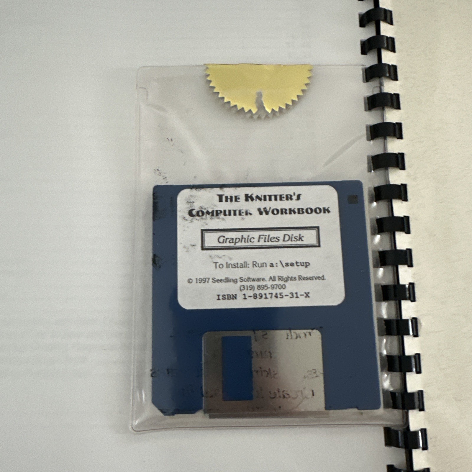 The Knitters Computer Workbook - Colleen Kobe - Machine Knitting W Disk
