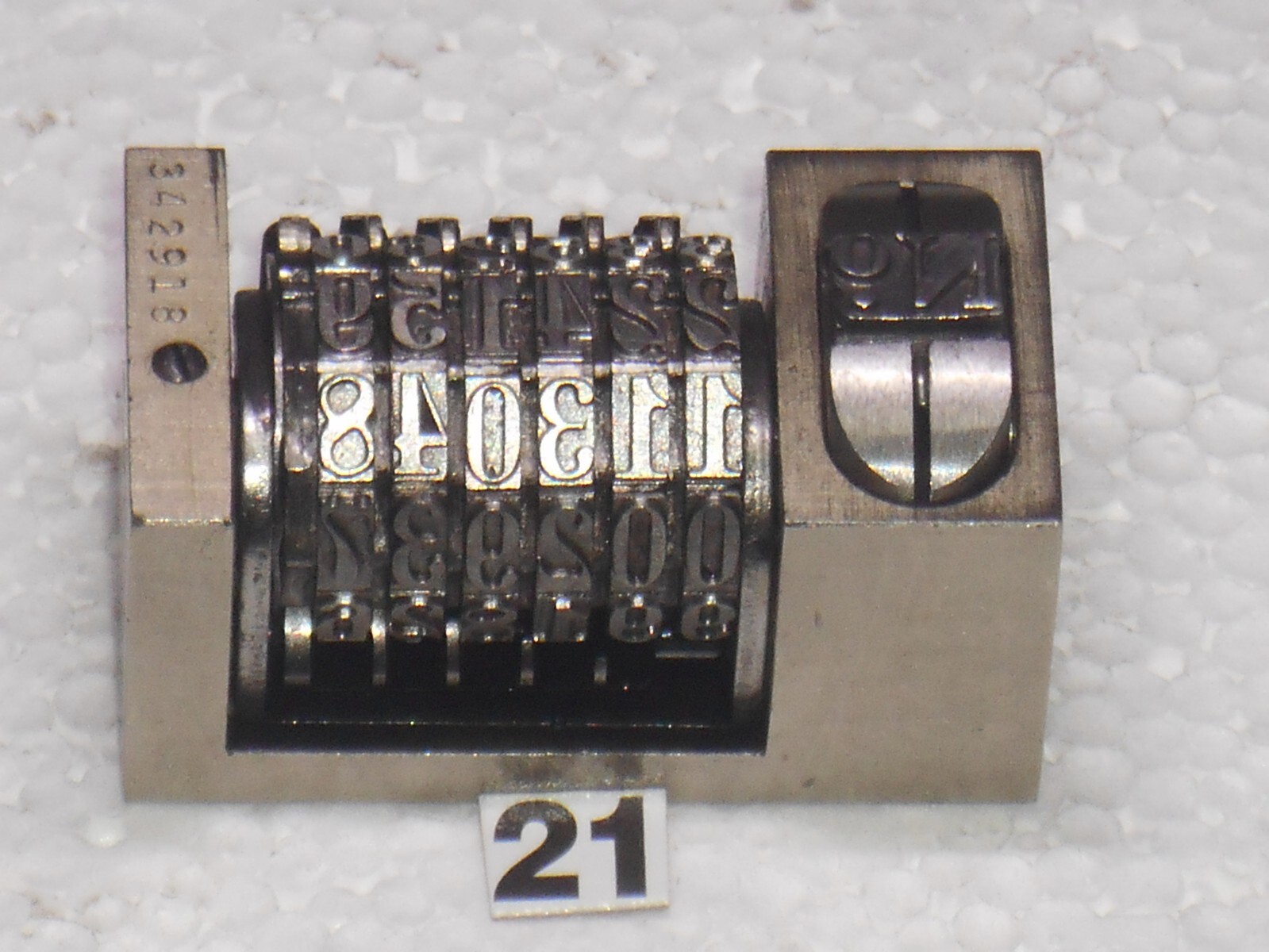 WETTER | letterpress Reverse numbering machine | 21
