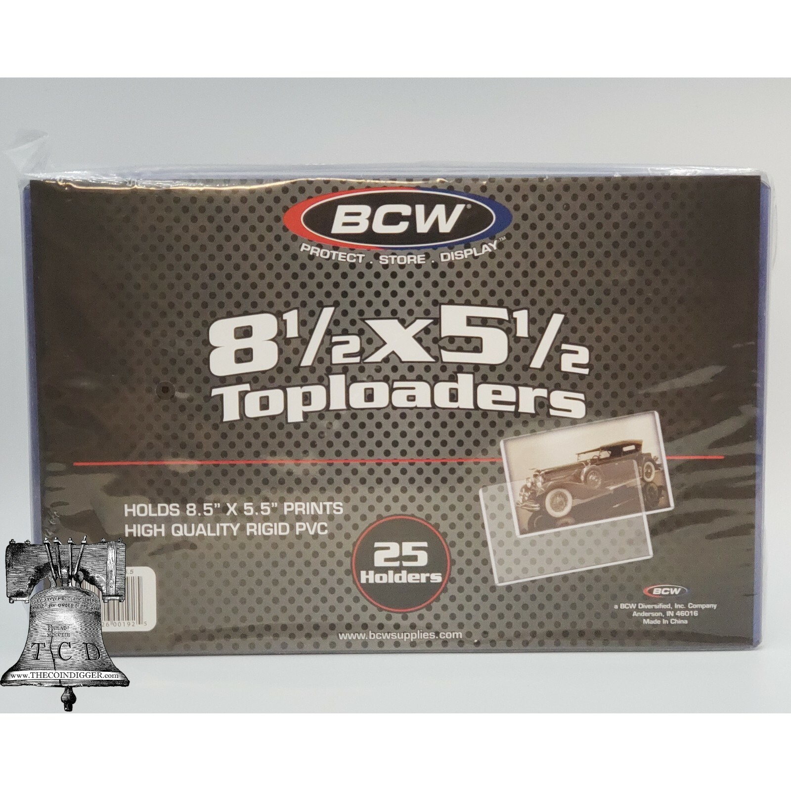 BCW Topload Rigid Holders Photo 8 1/2 x 5 1/2 8.5x5.5 Bill Doc Photo Protector