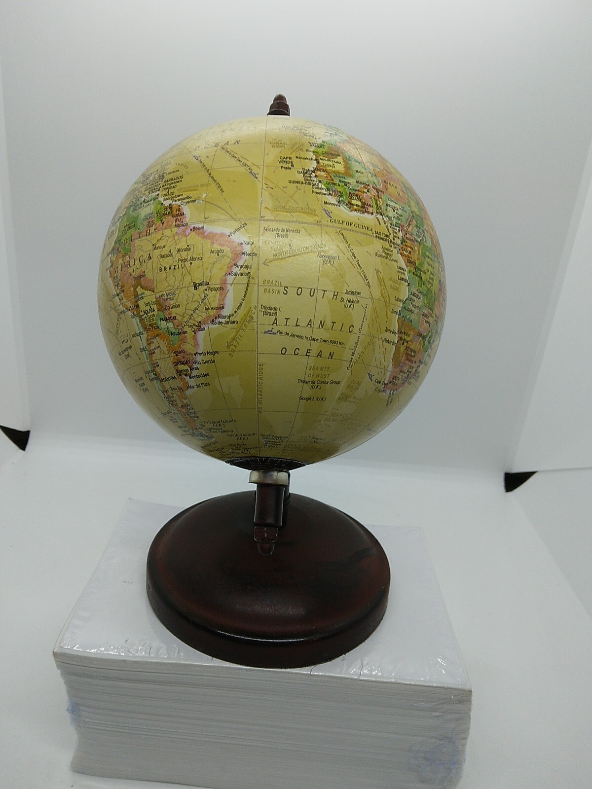 Vintage Style Desktop Globe 5" Tall