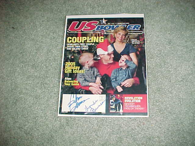 2005 US Bowlers Signed Autographed Bowling Magazine Chris Barnes Lynda Barnes