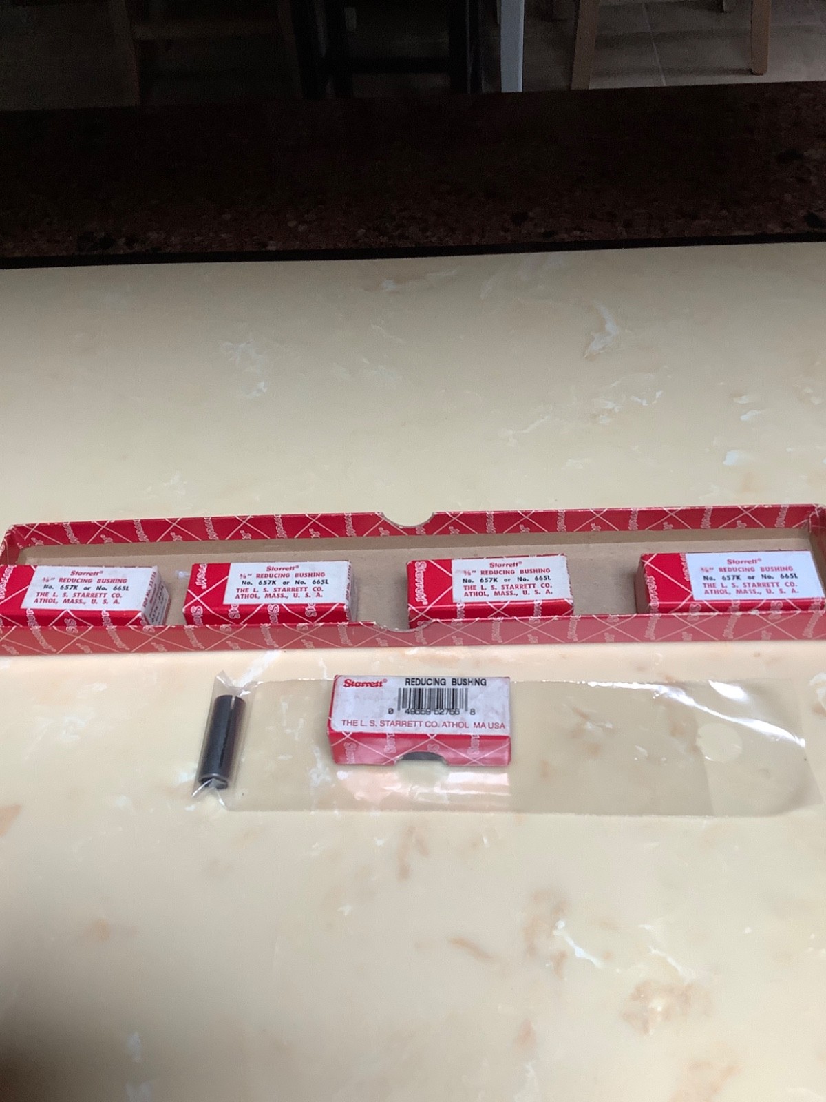 Starrett  No.657K or  665L  3/8 “ Reducing  Bushing   NIB    EDP 52756