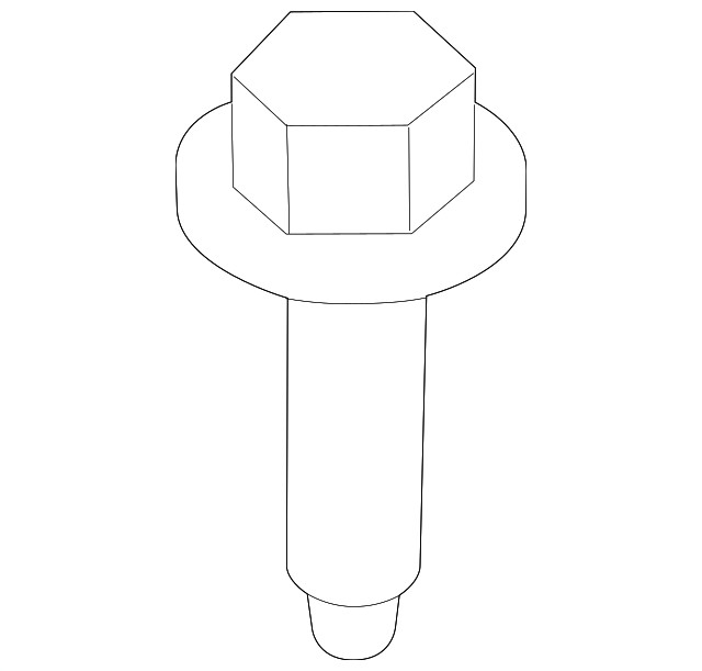 Genuine Ford Engine Mount Support Bracket Bolt W500340-S442
