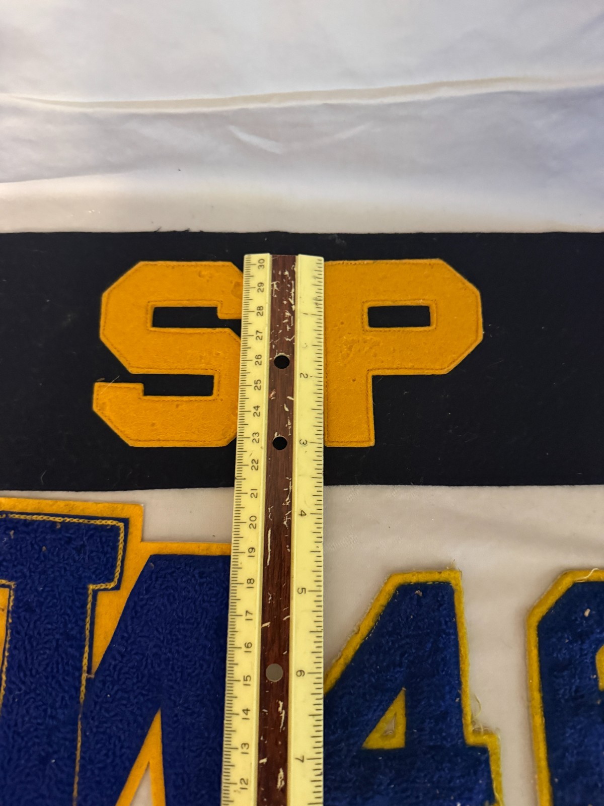 Vintage Letterman Jacket Letters & numbers