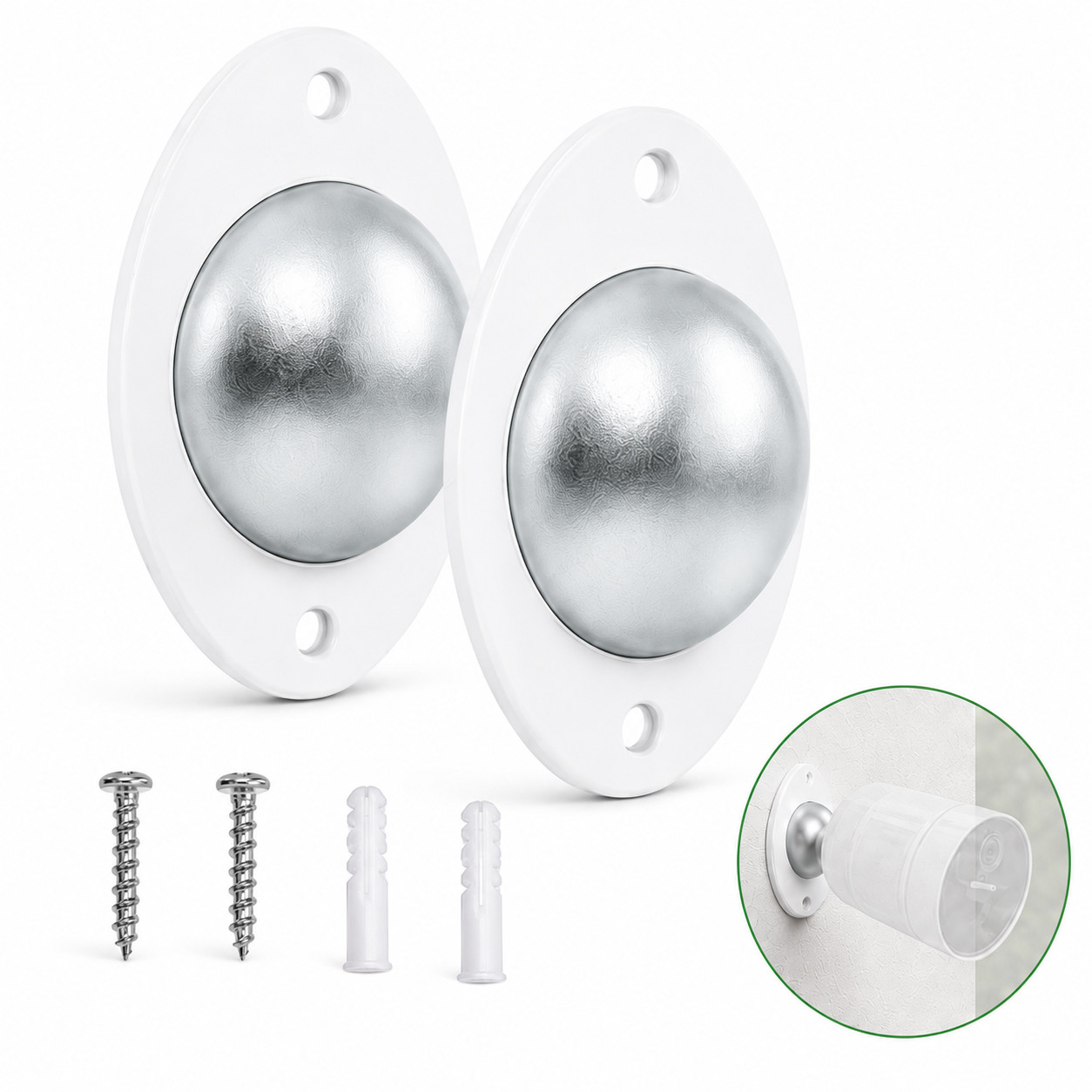 Magnetic Wall Mount for SimpliSafe Wireless Outdoor Camera Metal Holder