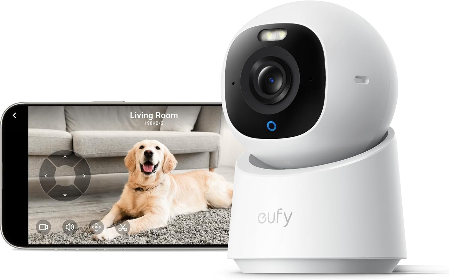 eufy Security 4K Indoor Camera E30-No Subscription, Work as Pet Camera