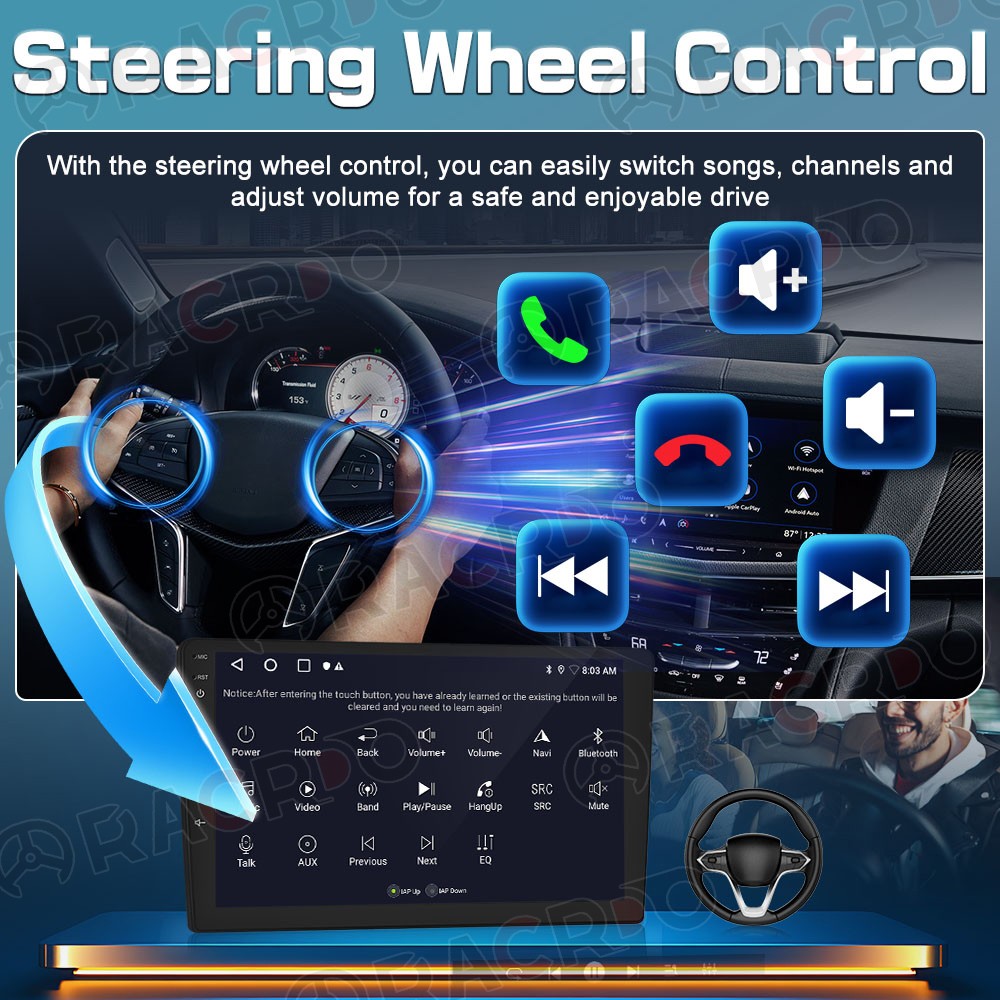 9'' For Chevrolet Camaro 2010-2015 Android 15 Apple Carplay Car Radio Stereo Cam