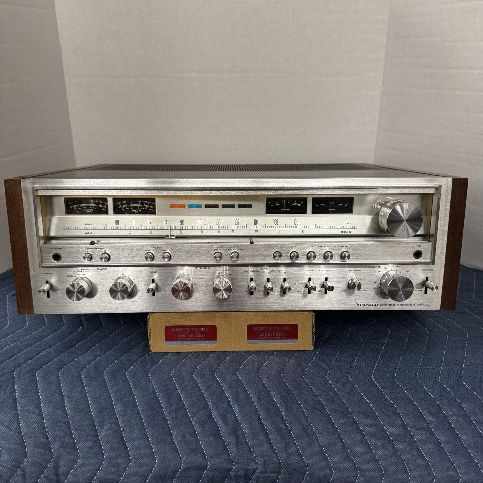 PIONEER SX-980 VINTAGE AM/FM STEREO RECEIVER - SERVICED - CLEANED - TESTED