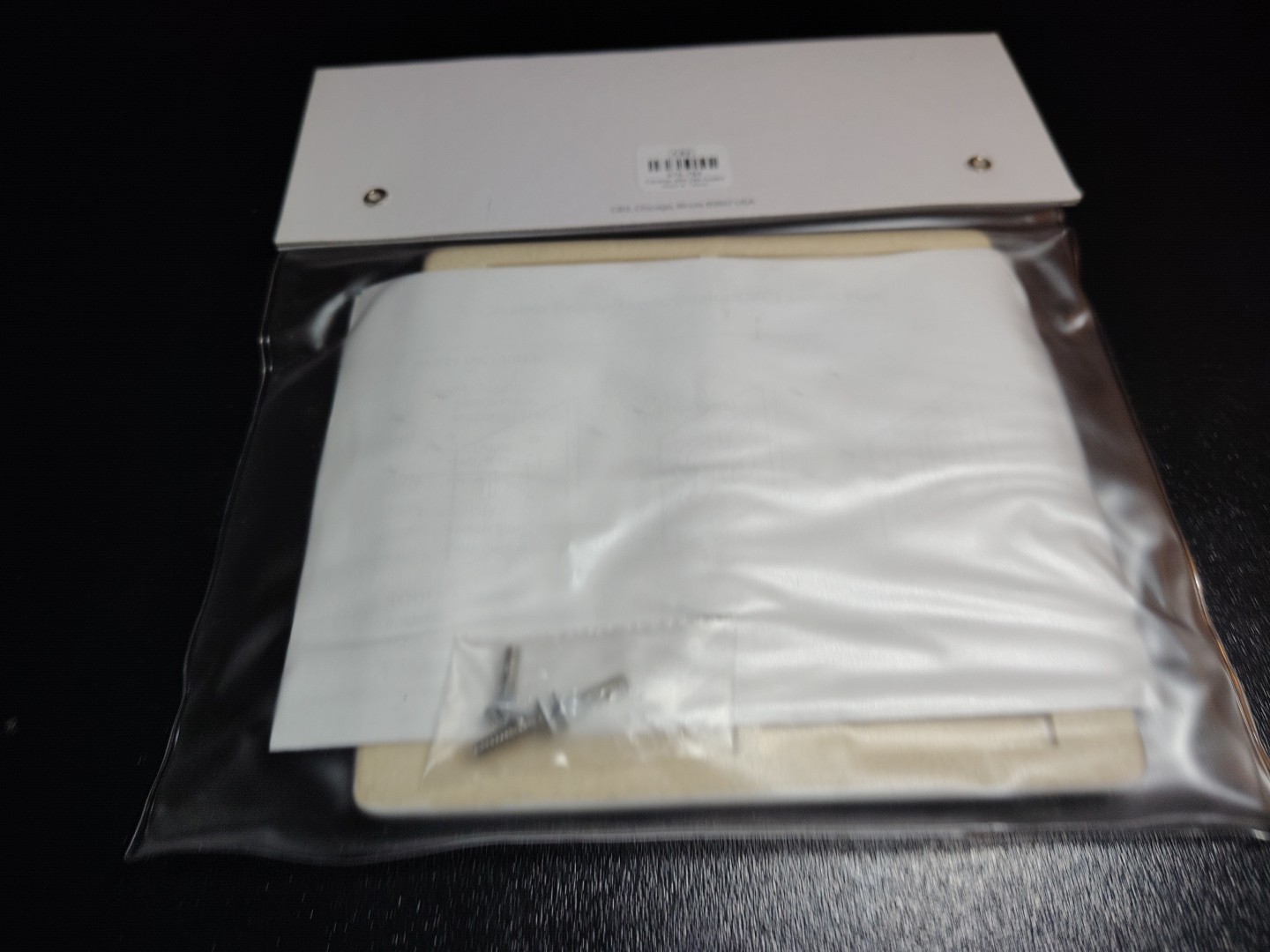 Crate & Barrel CB2 Switch Plate White Ceramic Double Duplex NWT
