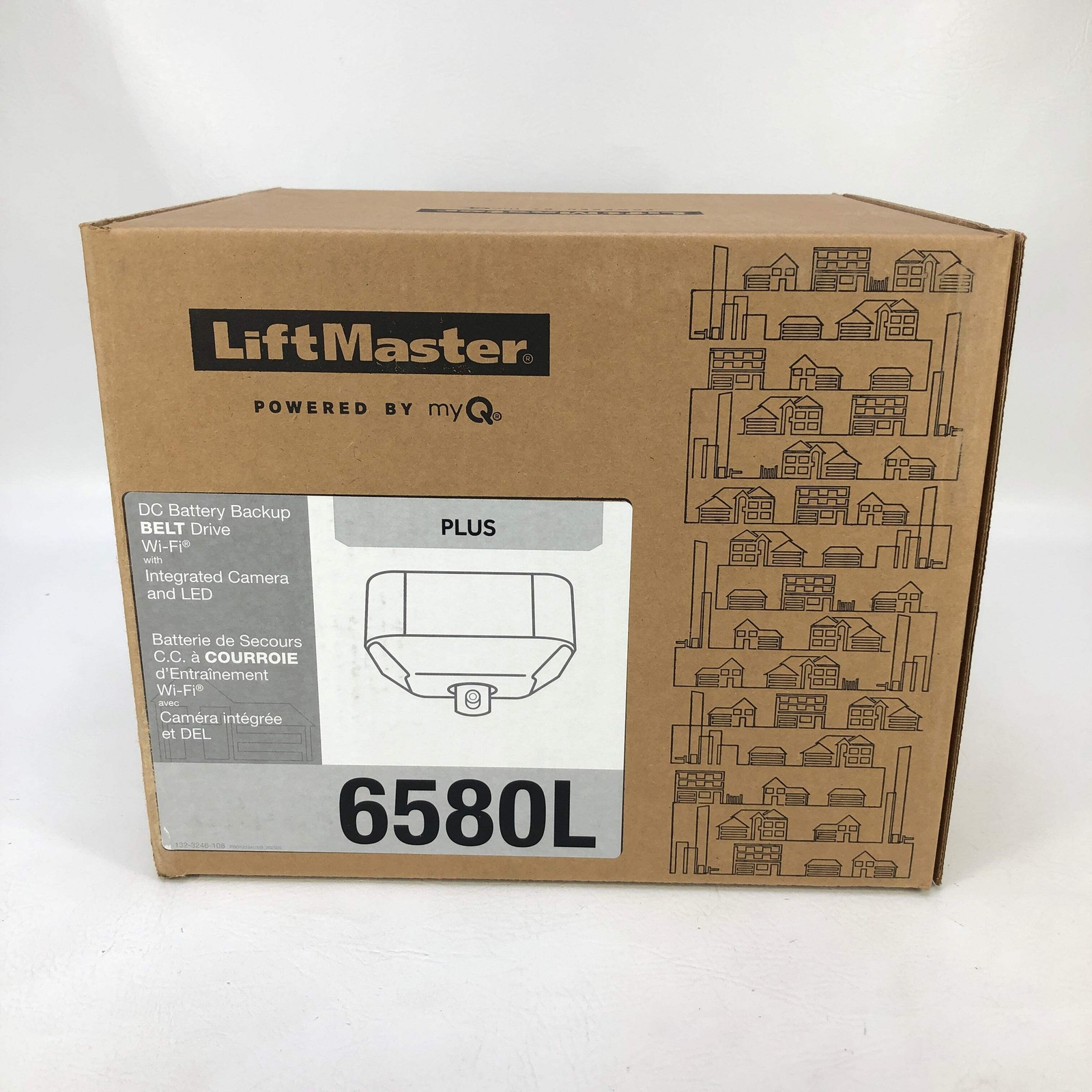 New LiftMaster 6580L DC Battery Backup Belt Drive Garage Door Opener w/Camera