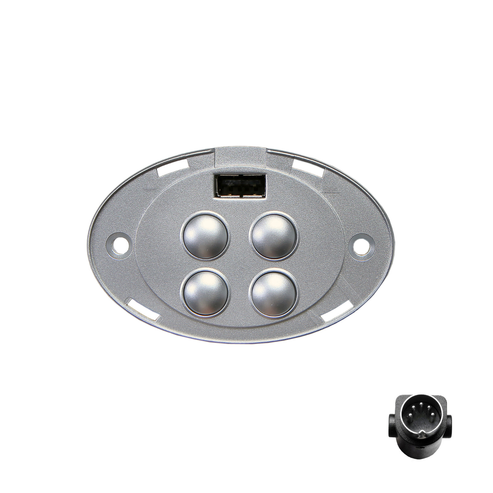 Power Recliner Lift Chair Switch 4 Button 5 Pin Hand Control with USB CTR UR2 25