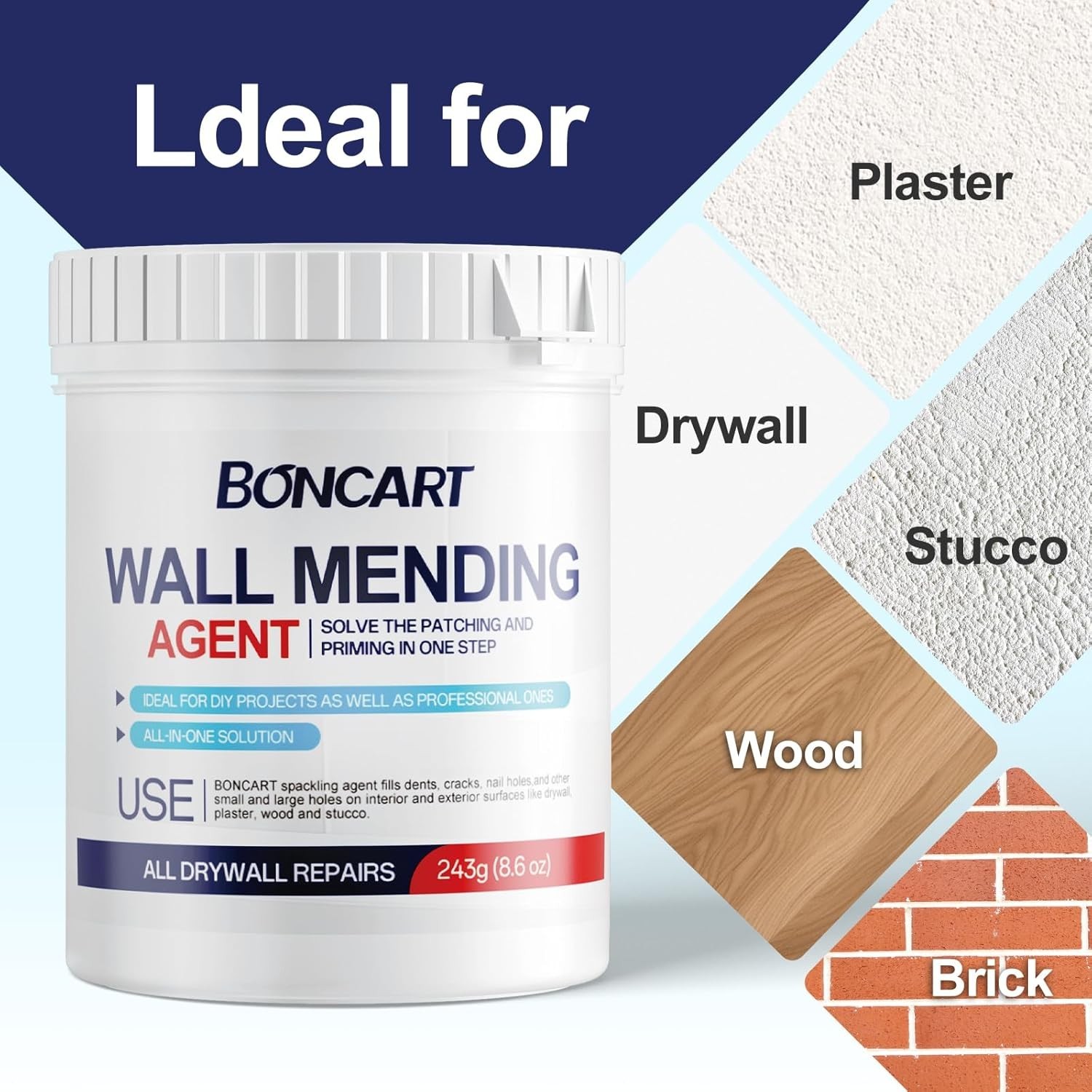 Professional 8.6oz Drywall Patch Repair Kit – Outclass Your Projects with Ease