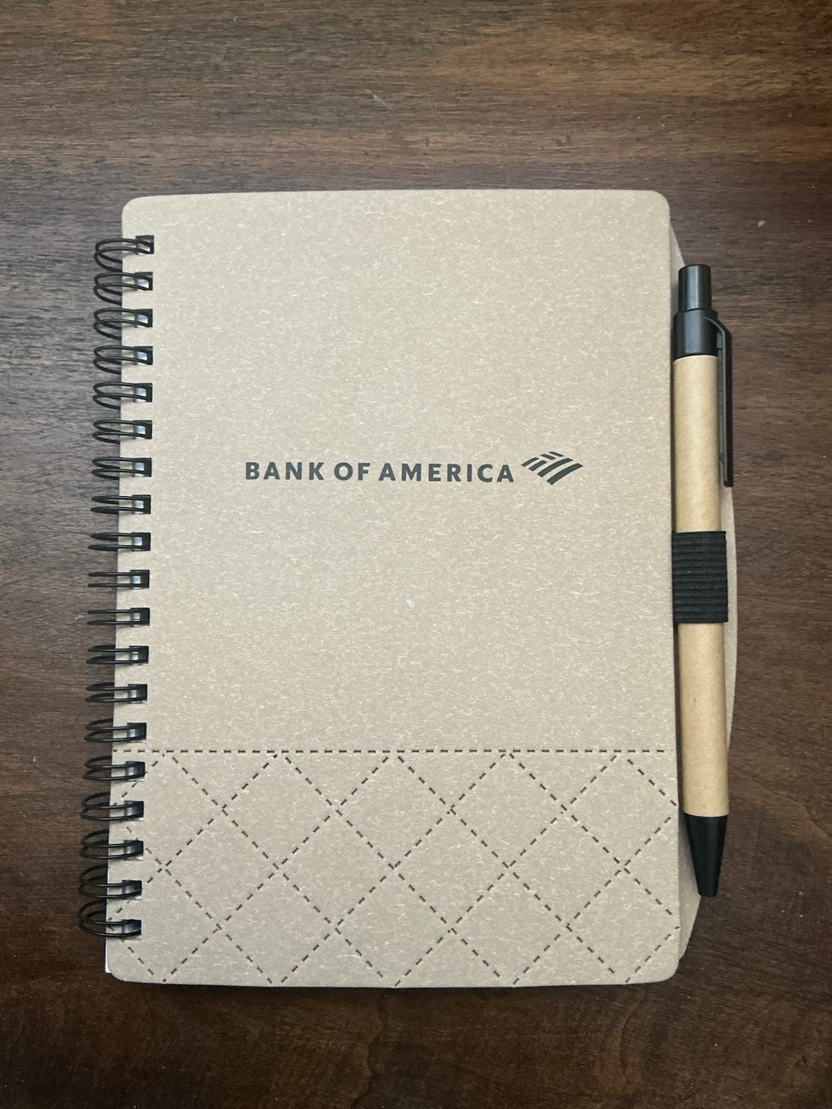 Bank Of America Note Pad With Pen  Working Ink