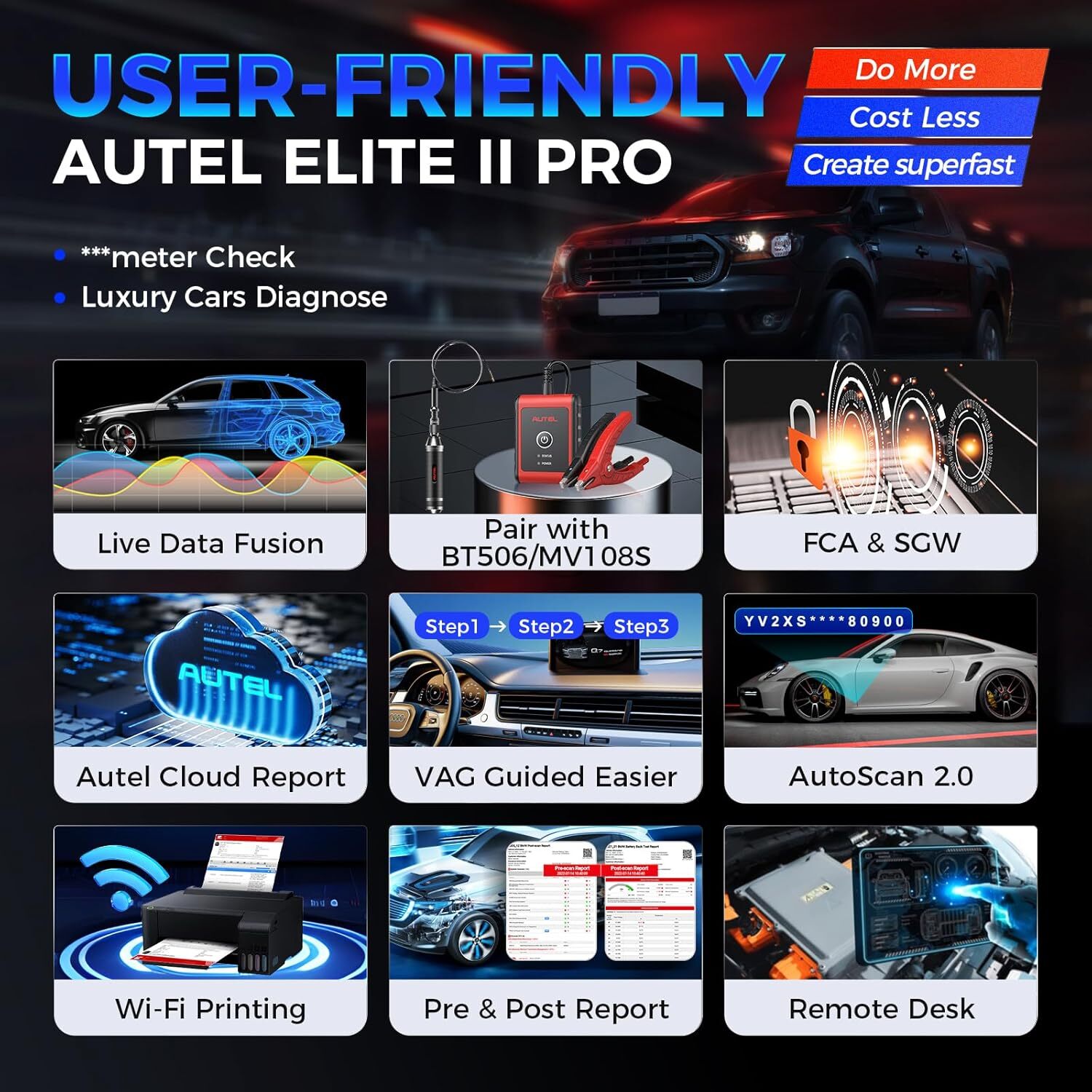 Autel MaxiSys Elite II PRO ULTRA Auto Diagnostic Scanner Programming E~CU Coding
