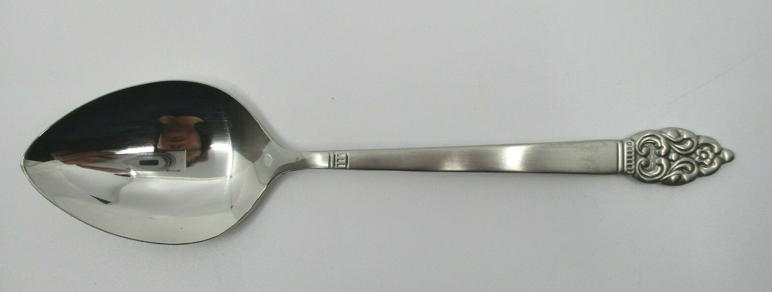 ONEIDA STAINLESS VINLAND PLACE / OVAL SOUP SPOON - 6 7/8" - 01F